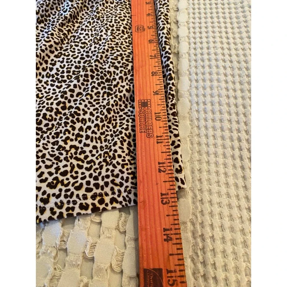 Apt 9‎ Womens Sleep Shorts Cheetah Print Plus Size XL Soft Comfortable